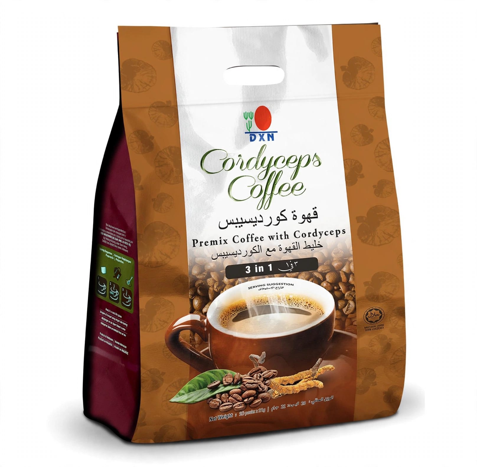 قهوة كورديسيبس 3 ب 1 / Cordyceps Coffee 3 in 1